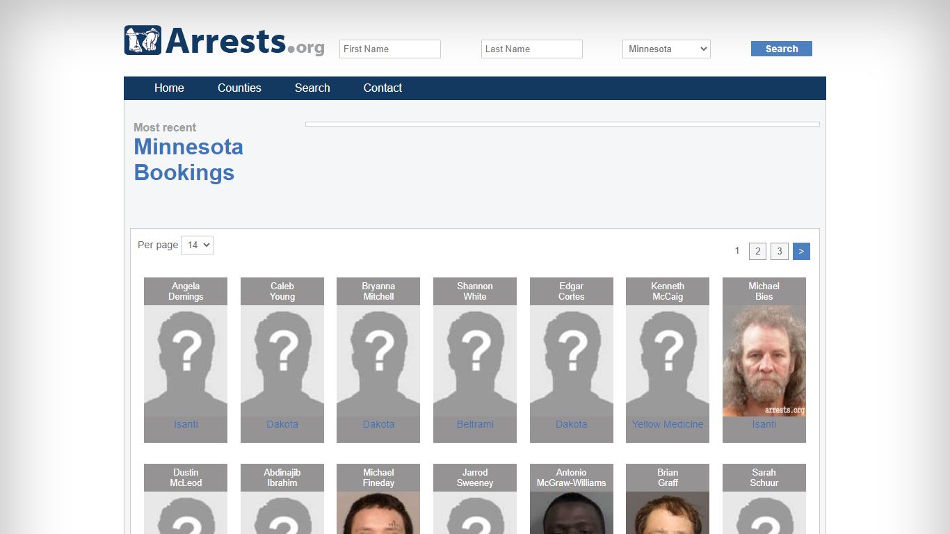 Minnesota Arrests and Inmate Search